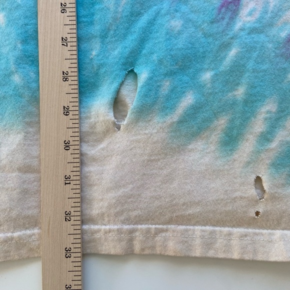 Vintage 1997 Changes Superman T-Shirt Mens XL Tie Dye DC Comics AOP 90s USA Tee - Picture 10 of 10